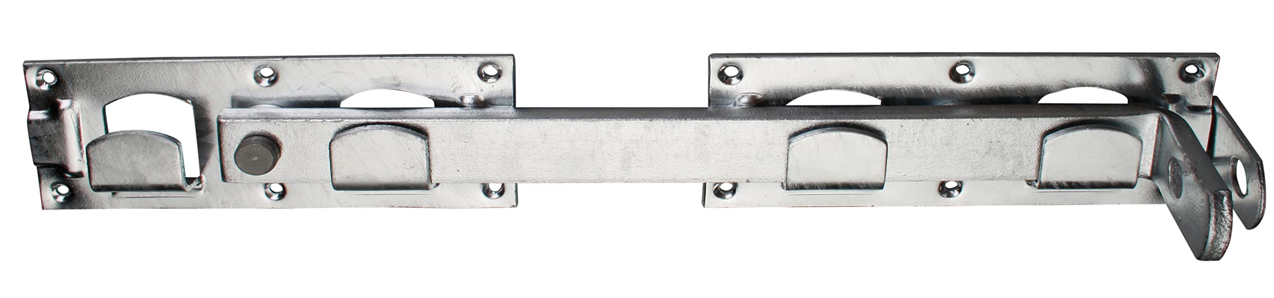 Double Garden Gate Latch 430x70 mm Raw Steel Hot-Dip Galvanised GAH