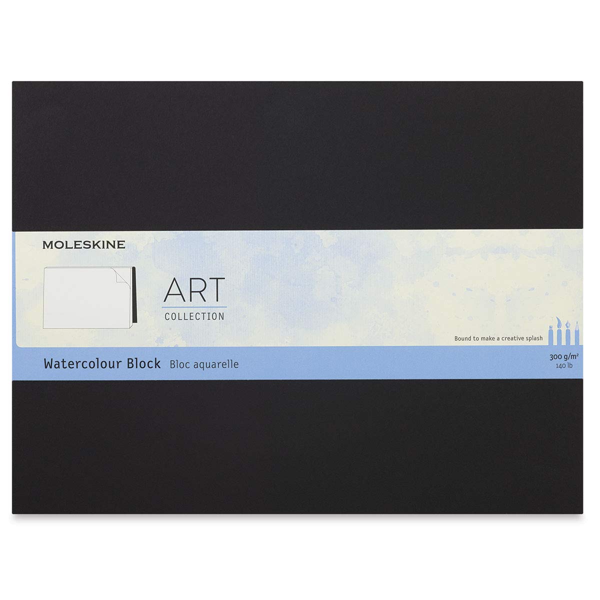 Moleskine Art Watercolor Block, Hard Cover, XL (7.5