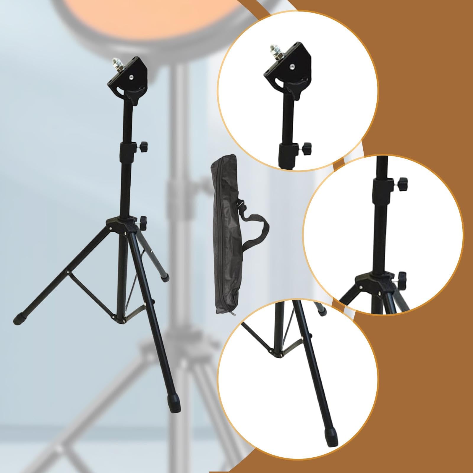 Soporte Portátil para Tambor de 8 Pulgadas, Soporte para Caja de Batería, Soporte Para Trípode, Soporte Ajustable Para Almohadilla