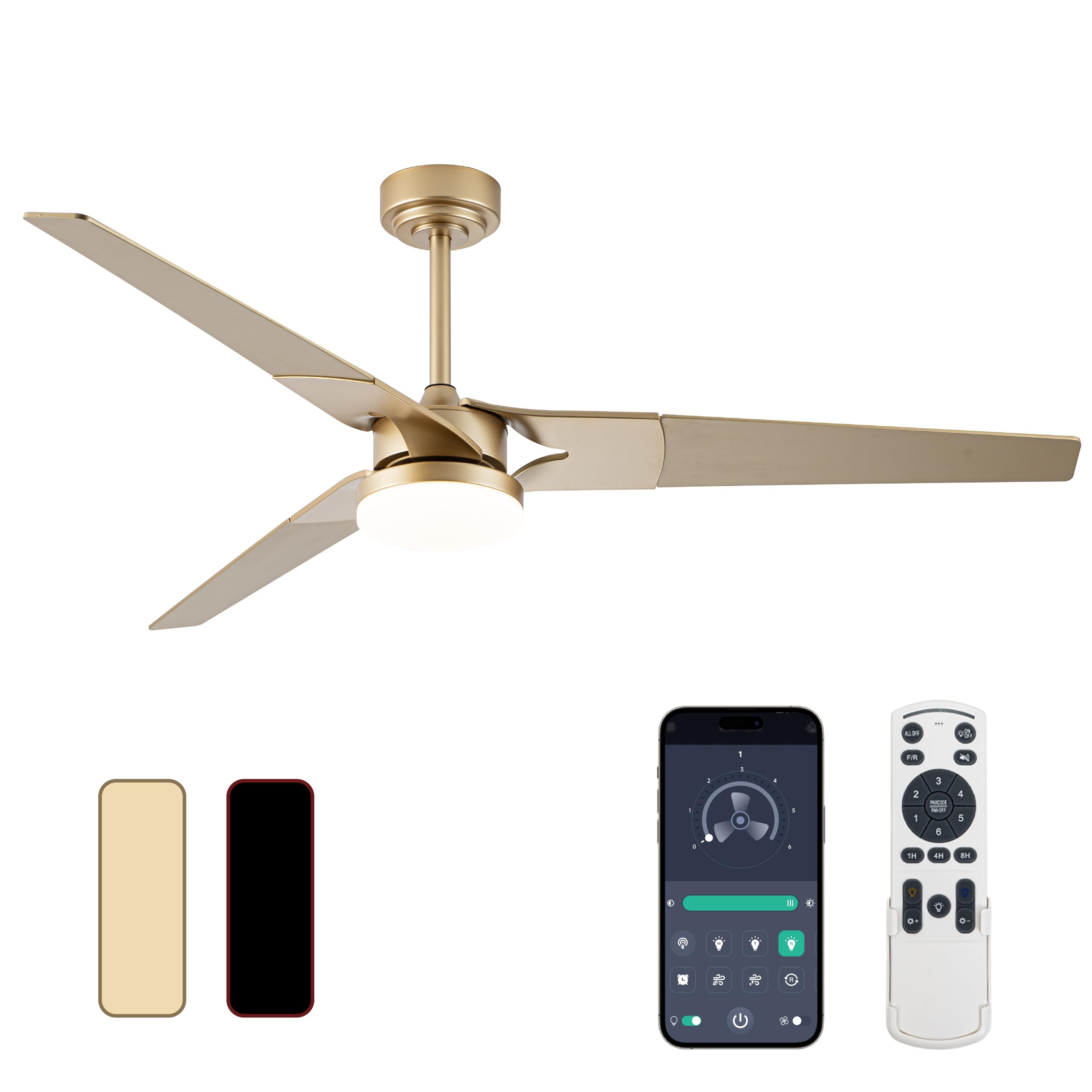 Photo 1 of Esiovco 60" Ceiling Fan with Lights and Remote