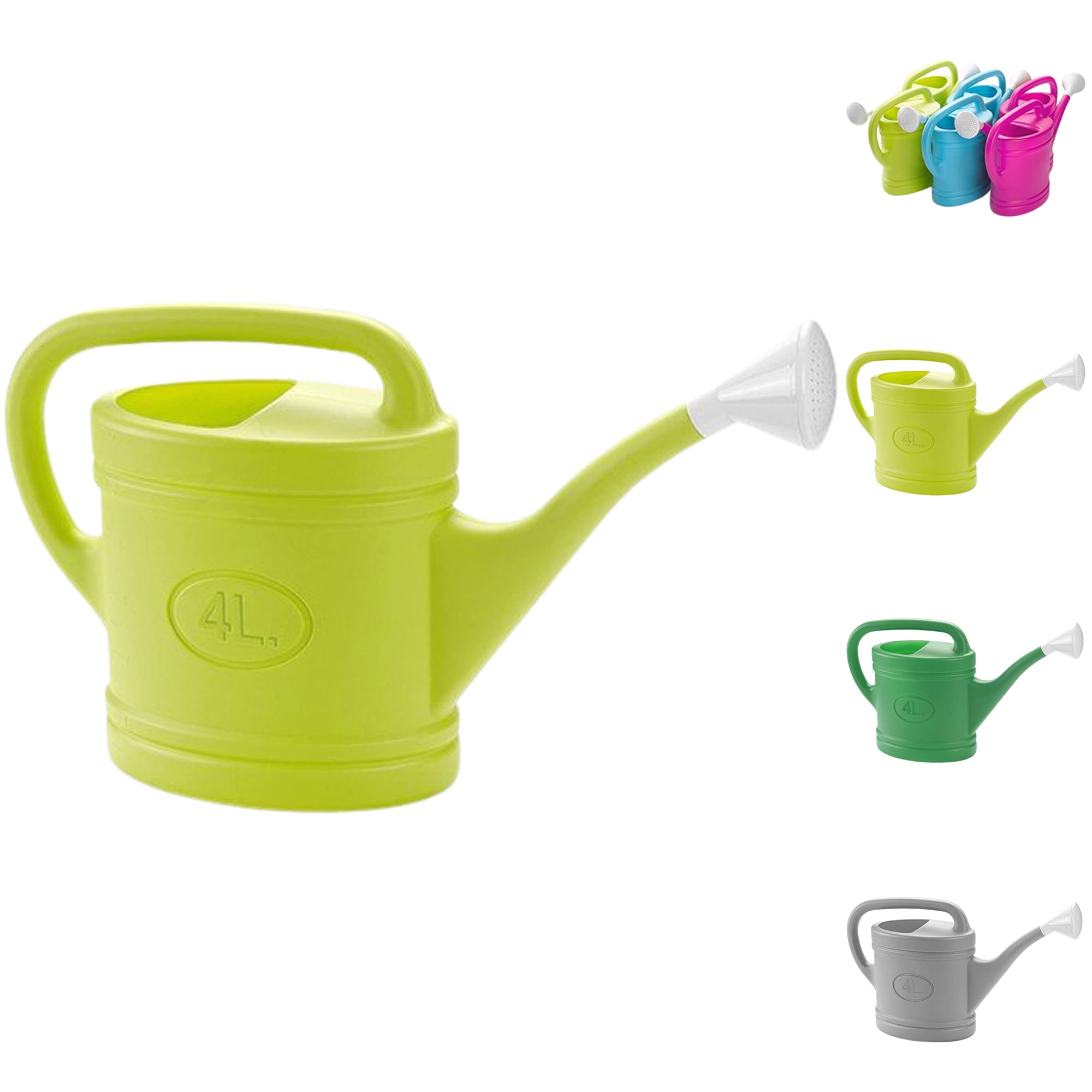 Arrosoir 4L avec bec long pour plantes d'intérieur et d'extérieur Jardin
