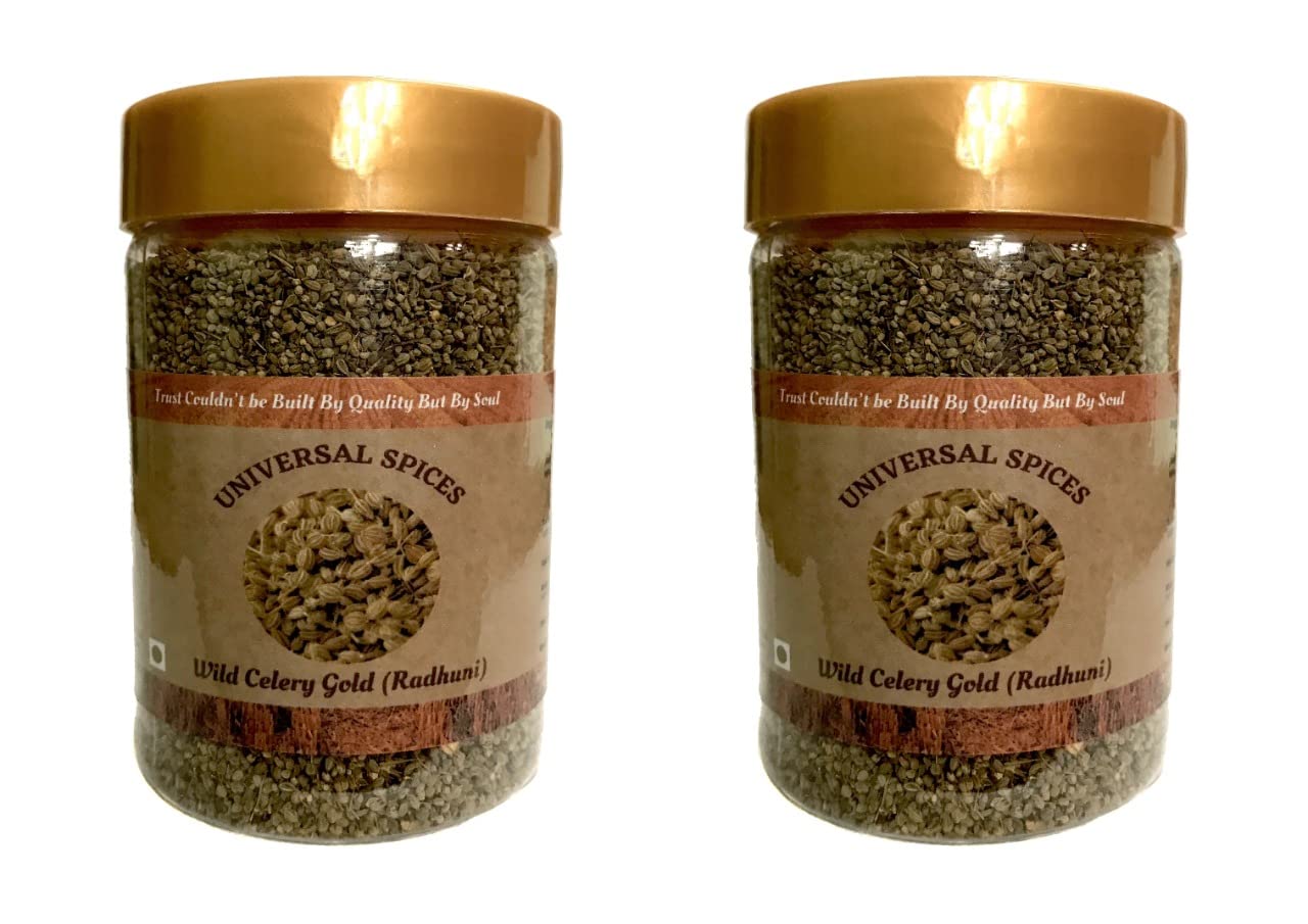 T.S. Universal Wild Celery Gold (Radhuni) Combo/Special Bengali Masala/Ajmoda Seeds/Apium Graveolens/Ajmod Beej/Anamoda/Randhuni Seeds/Herb Food (100x2) (B09LQVCJMW) Amazon Price History, Amazon Price Tracker
