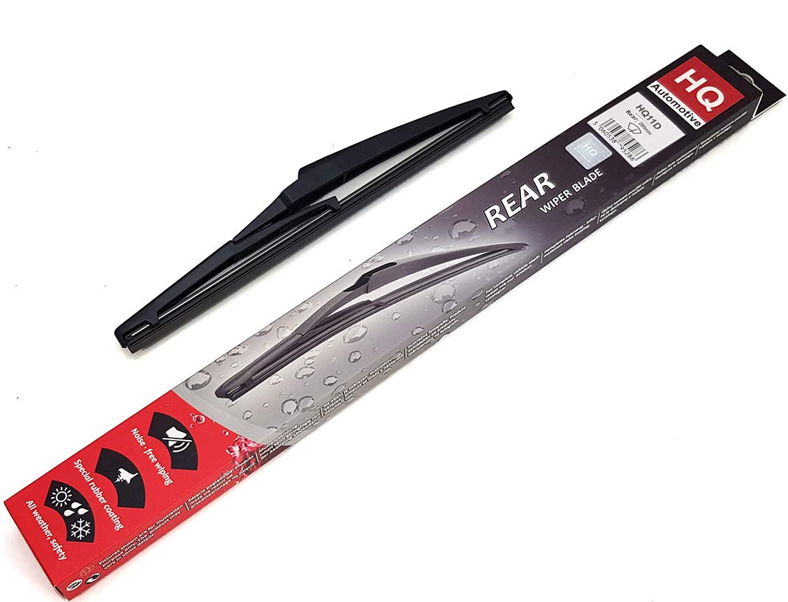 HQ AUTOMOTIVE Rear Wiper Blade HQ11D for Hyundai Creta 2016-up, Kona 2017-up, Solaris Hatchback 2011-up, Jeep Grand Cherokee 2013-up, Kia Rio 2011-up, Sorento 2009-up, Soul 2008-up, Stonic 2017-up