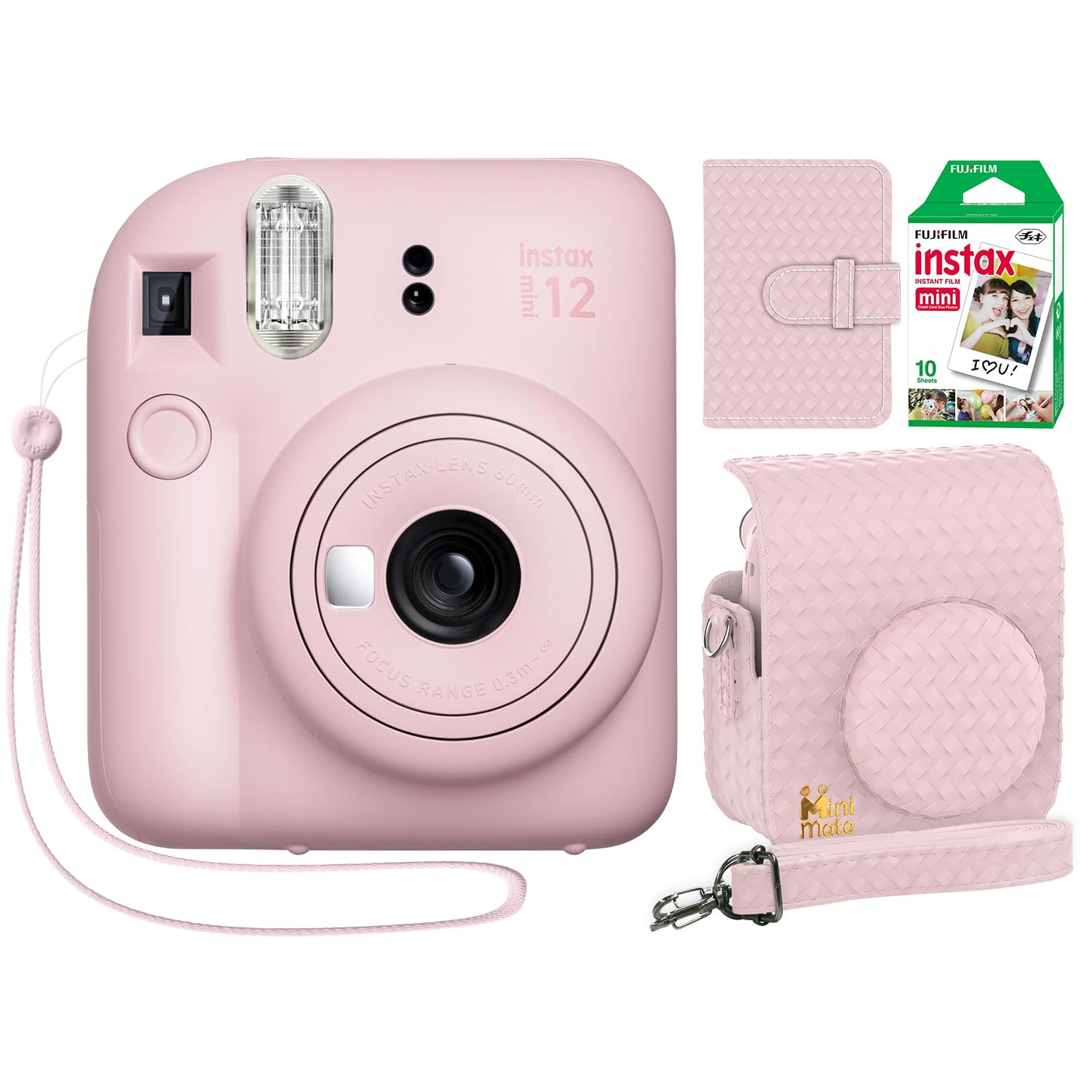 Amazon.com : Fujifilm Instax Mini 12 Instant Camera Blossom Pink +