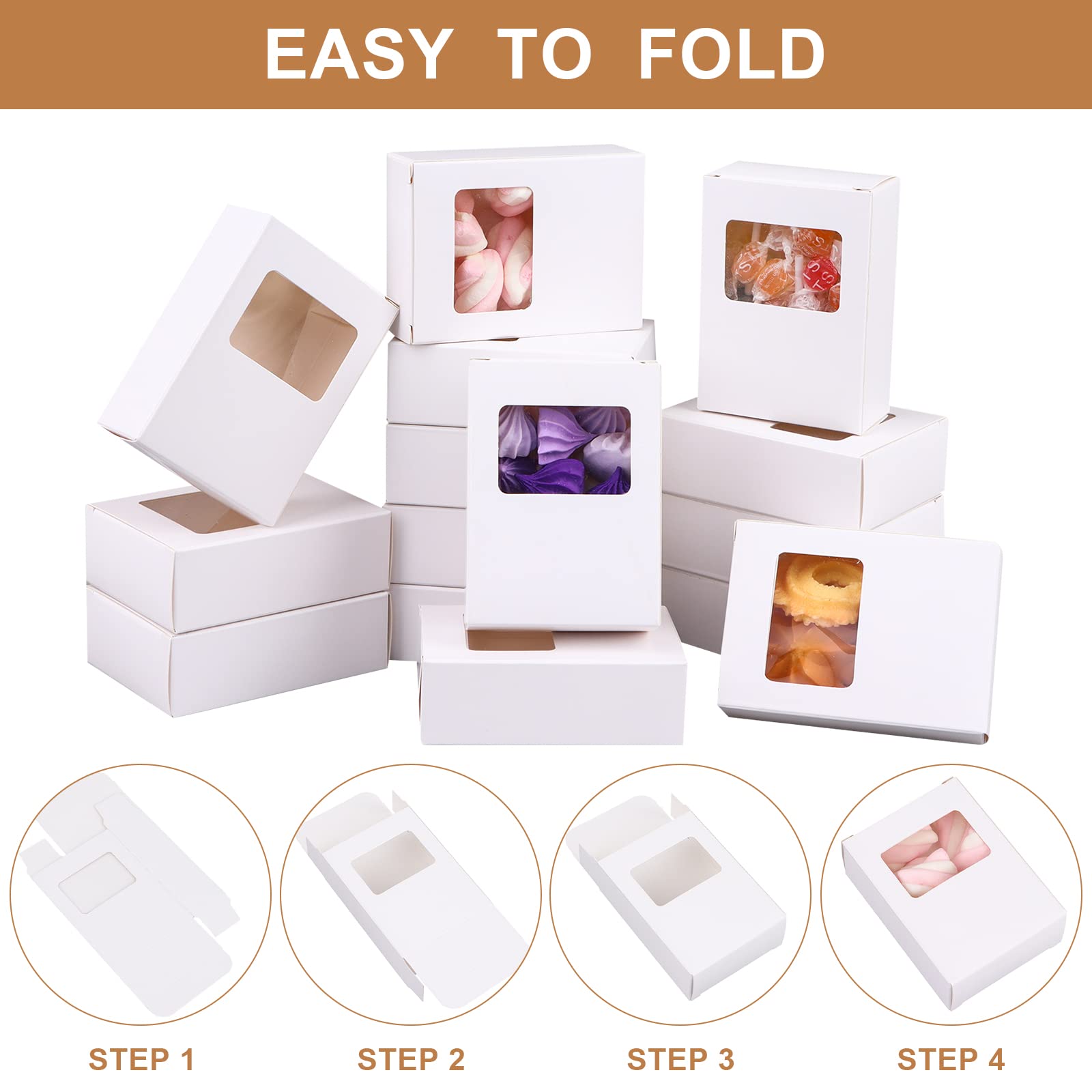 Soap Boxes For Homemade Soap 100 Pieces Mini Kraft Paper Box With ...