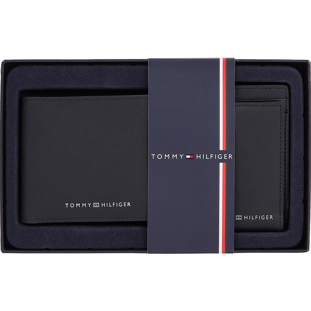 Tommy Hilfiger Gifting Mini Wallet and CC Holder Black
