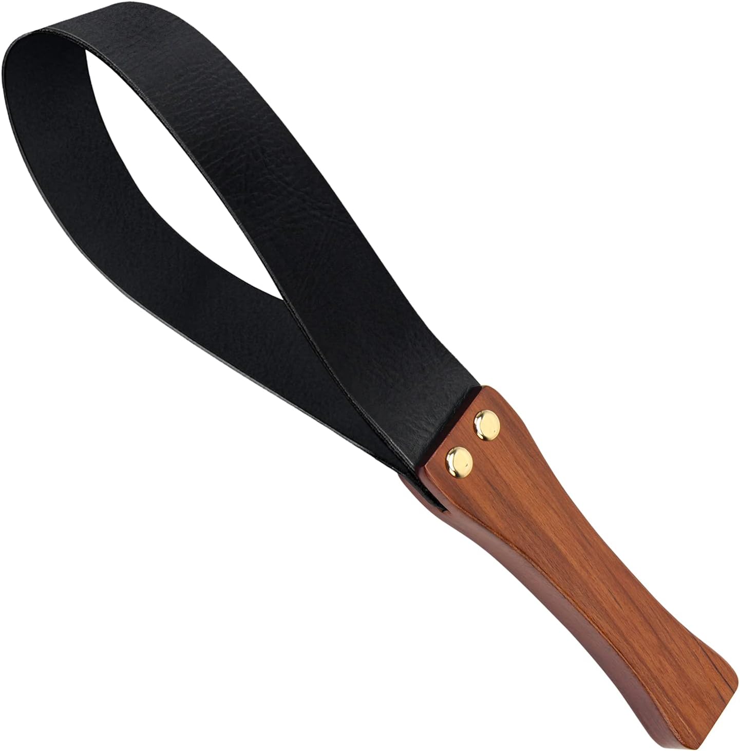 Coolrunner 19 Inch Riding Crop for Horse, Leather Paddle