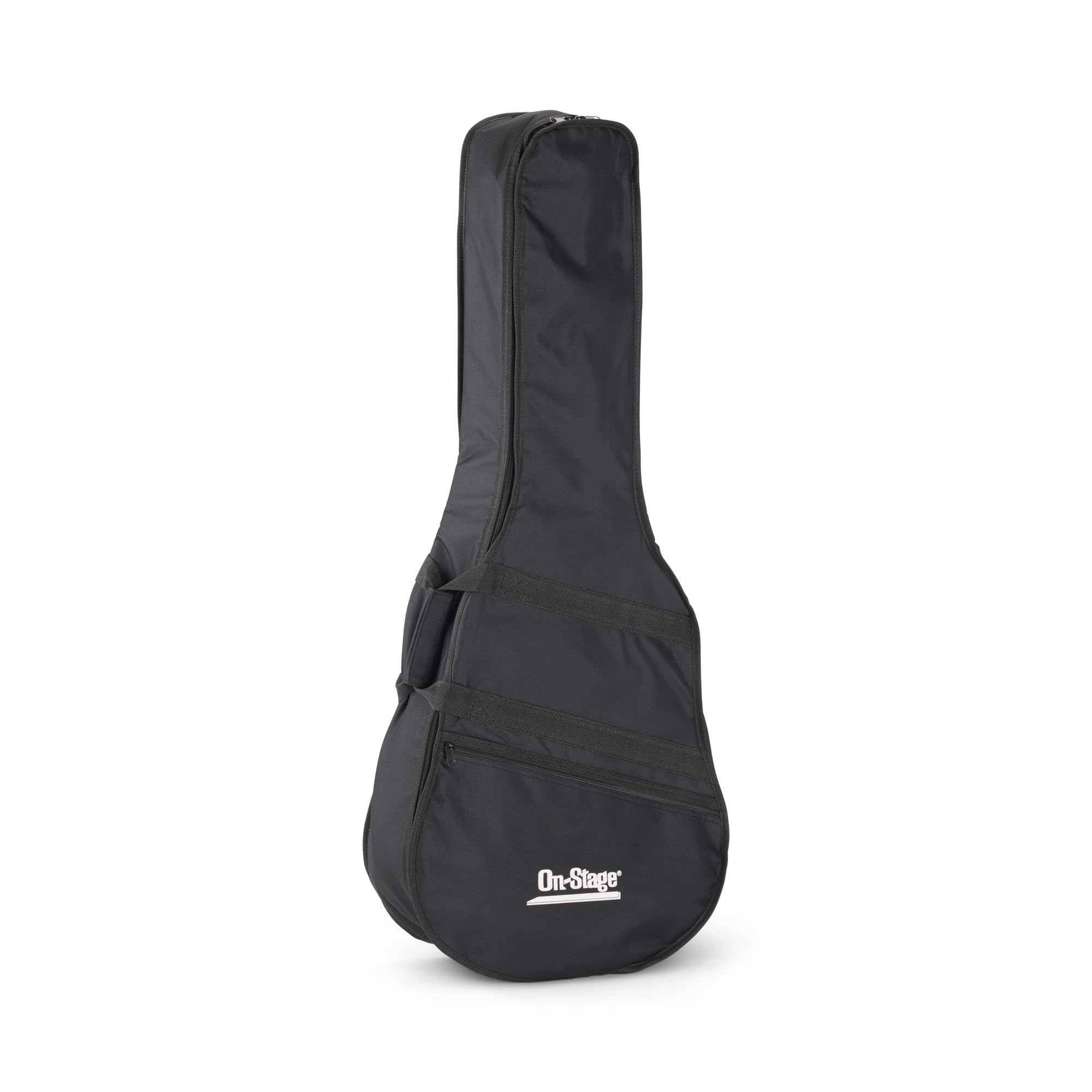 GBA4550 Economy Acoustic Guitar Bag (Soft Case, Instrument Protection, Storage, Transportation, Carrying Handle, Pocket, Adjustable Straps, Two-Pull Zipper, 600D Nylon, Foam Padded, Gig Bag)