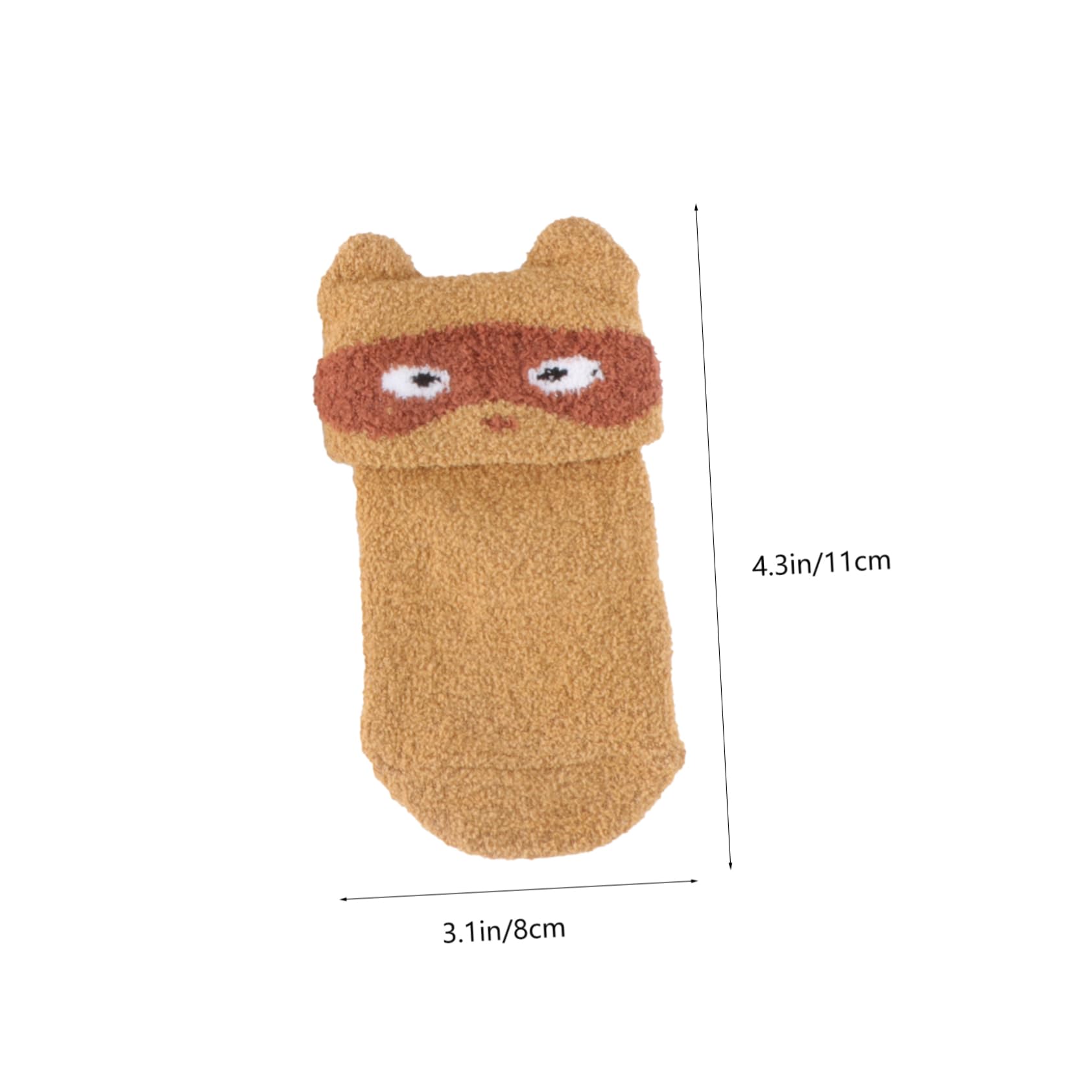 COLLBATH Warm Soft Baby Socks 2 Pairs Infant Floor Socks Anti-slip for Cold Weather