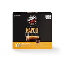 Caffè Vergnano 1882 – 100 Capsule Caffè Compostabili e Compatibili con Nespresso, Napoli – Pack da 100 capsule