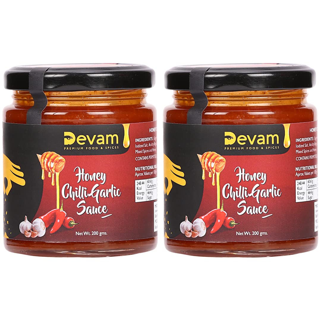 DEVAM Honey Chilli Garlic Sauce, Combo Pack (Pack Of 2) (B099RW8GSR) Amazon Price History, Amazon Price Tracker