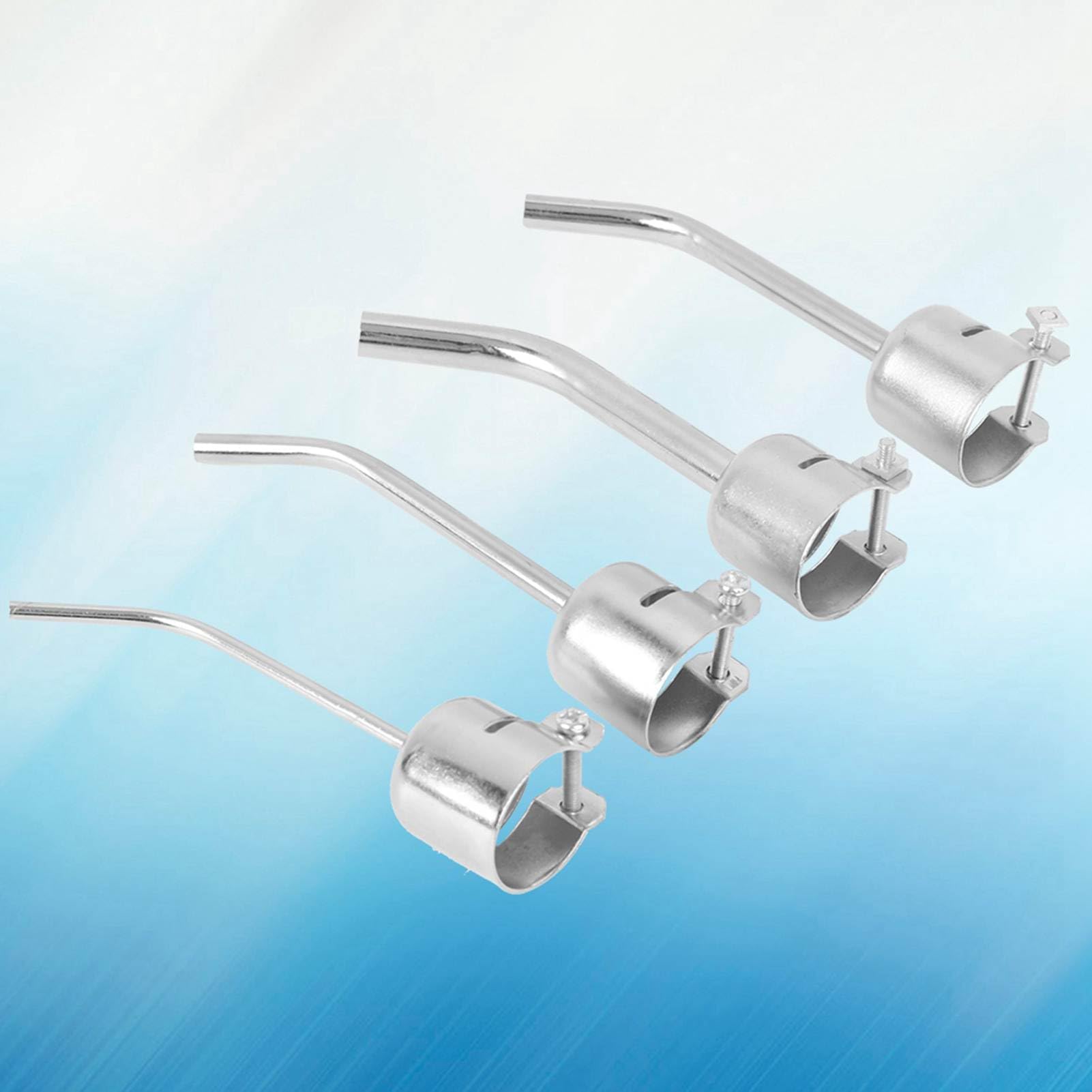 Walfront Buse de Pistolet à Air Chaud Coudée Etendue en Alliage d'Aluminium Universelle pour 850 850A 852 852D 852D + 950 Pistolet à Chaleur