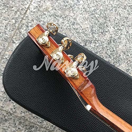 Mérida Sadhu Guitare Acoustique, Top épinette Solide, Retour en Palissandre et côtés, 2020 Toute Guitare en Bois Massif… - Les Beatles, Paul McCartney, John Lennon, RIngo Starr, George Harrison Mérida Sadhu Guitare Acoustique, Top épinette Solide, Retour en Palissandre et côtés, 2020 Toute Guitare en Bois Massif… – Image 7