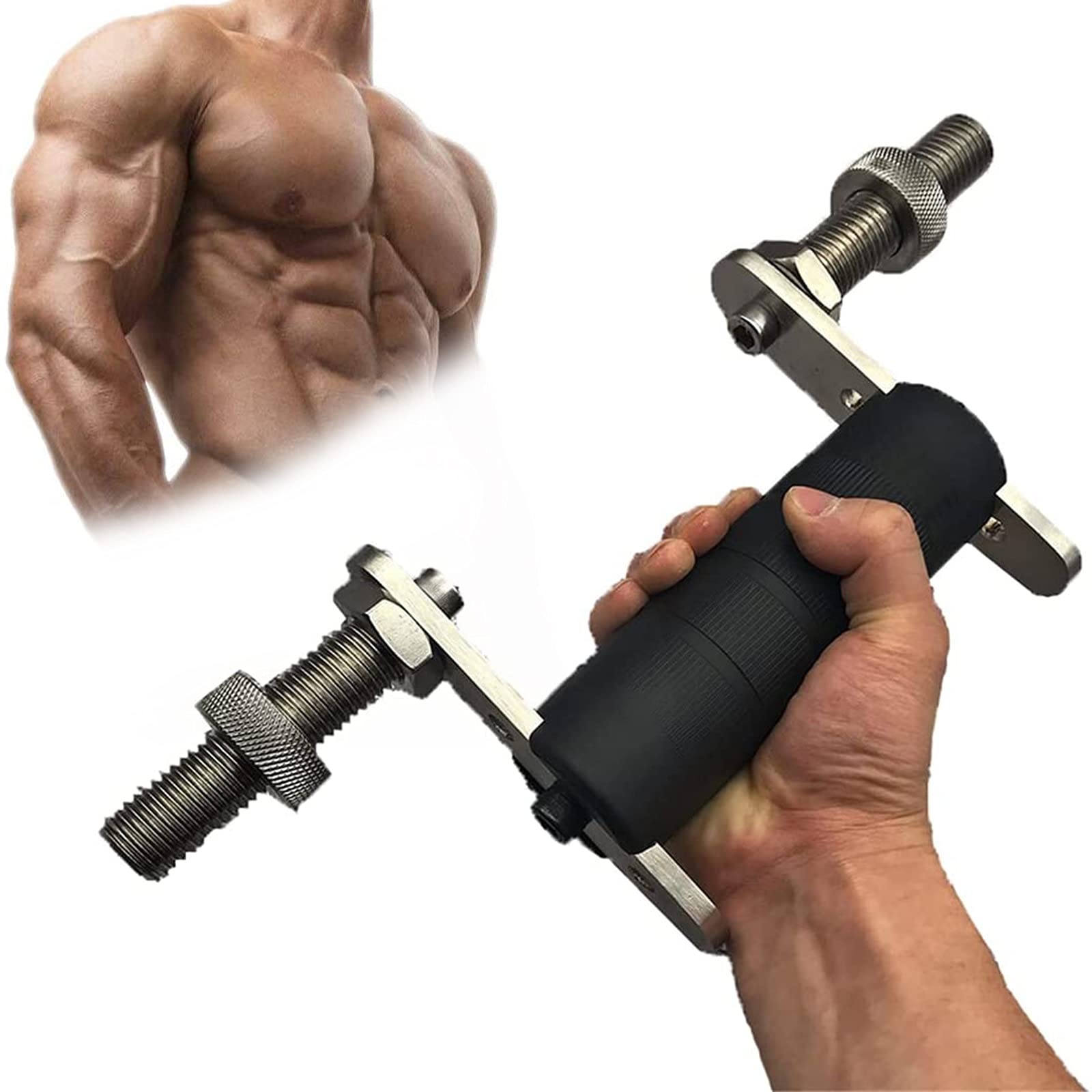 Buy Arm Wrestling Exercise Handle, Forearm Wrist Roller, Dumbbells Bar