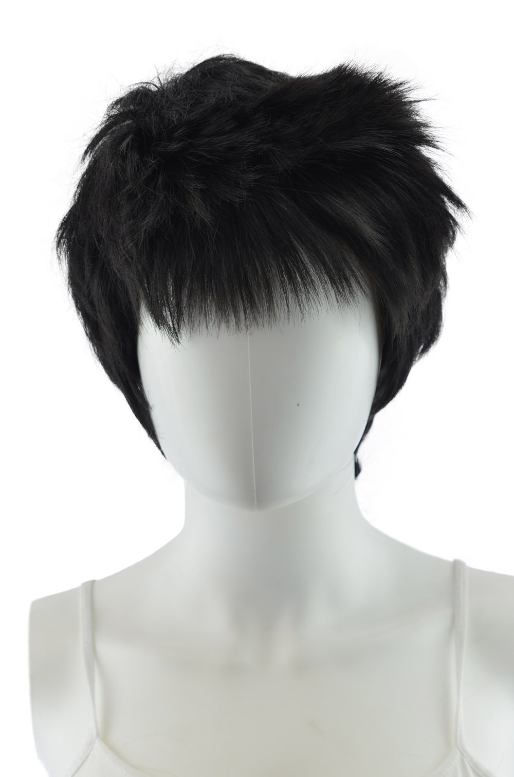 EpicCosplay Black Pixie Hair Wig (23B1)