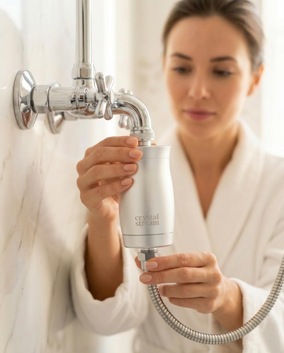 Filtro Doccia - Shower filter - Rimuove fino al 99% di cloro e altro - Adatto a tutti i flessibili e rubinetti della doccia - Alluminio durevole