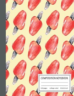 Cashew Nut Composition Notebook: Notebook and Journal For Teens and Everybody