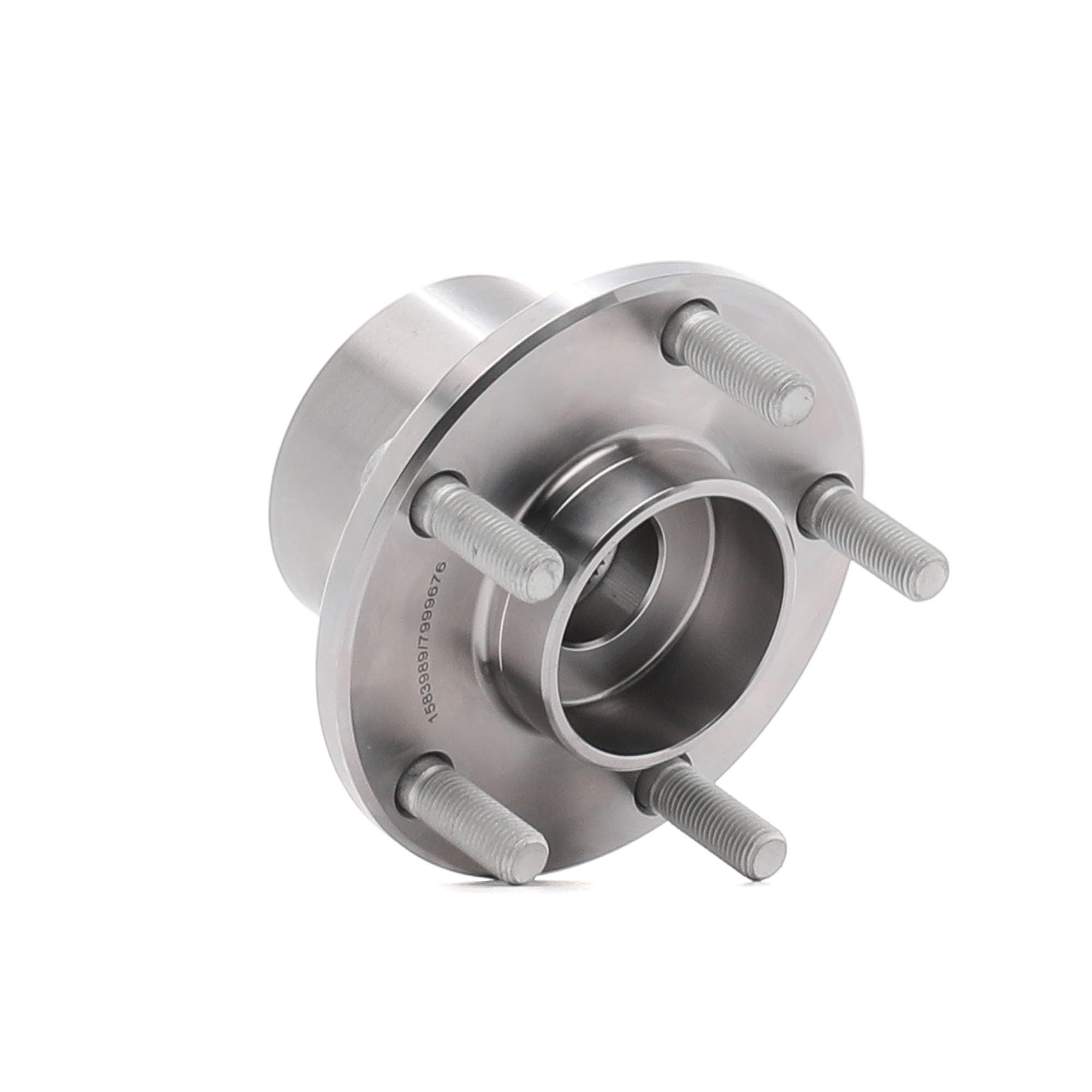 RIDEX 654W0066 Kit de roulement de roue Avant Gauche Avant Droite Roulement de roue intégré au moyeu de roue avec bague magnétique intégré avec bague ABS avec vis Compatible avec FORD