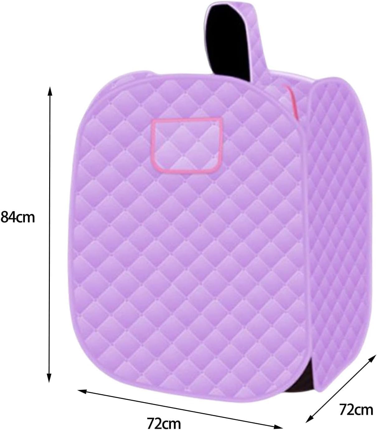 Foldable Personal Steam Sauna Full Body Portable Home Spa Sauna with Hood and Storage Bag- Lilac