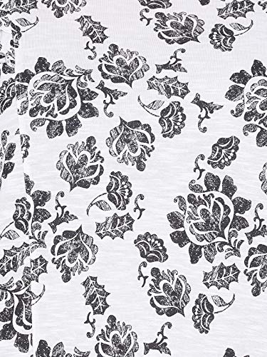 Image of Clovia Women's Cotton Rich Printed Top & Pyjama