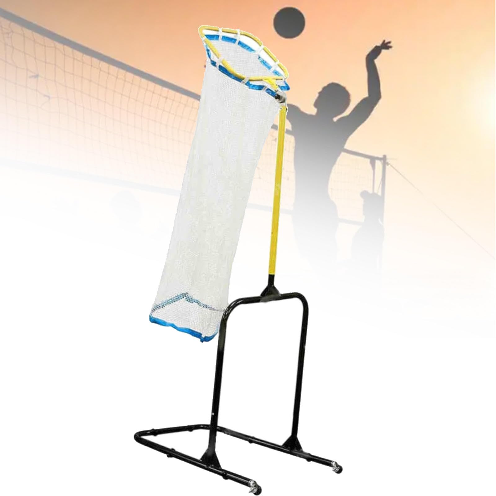 Filet D'Entraînement Volley-Ball | Hauteur Et Angle Réglables | Pour Servir, Piquer Et Mettre En Place | Intérieur/Extérieur