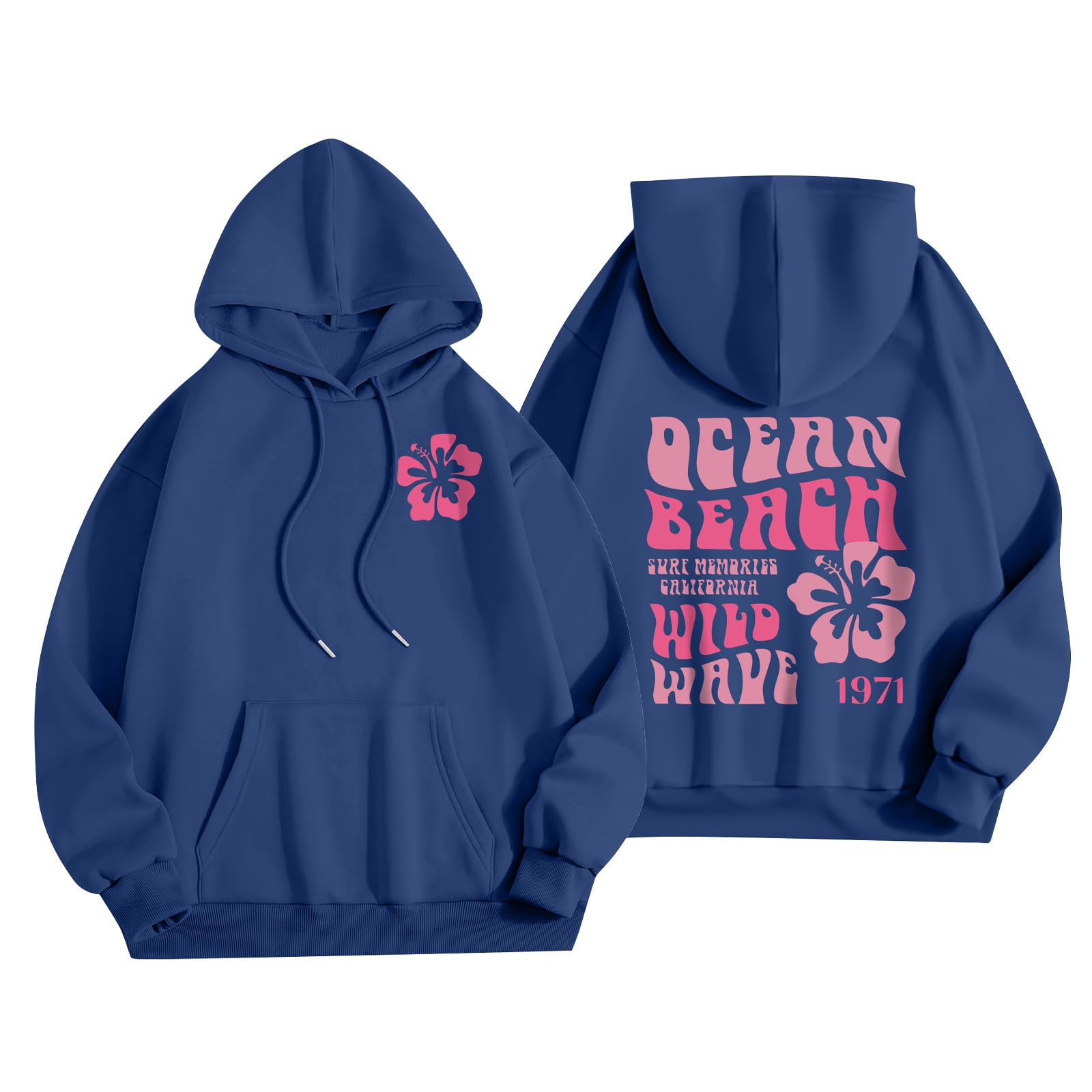 Różowa bluza z kapturem z motywem palmy dziewczęca bluza śliczne bluzy oversize bluza z kapturem damskie bluzy i bluzy z kapturem estetyczna damska bluza z kapturem z długim rękawem bluza z kapturem