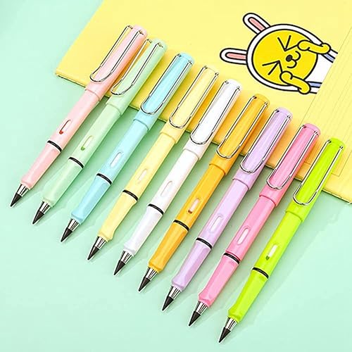 Miniatura 3 de Lápiz sin tinta Eternal, tecnología de escritura, lápiz eterno con bolígrafo reemplazable, paquete de 12 puntas de bolígrafo