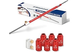 223 Headspace Gauge Comparator Kit with 6 Bushings and C1000 Overall Length Gauge
