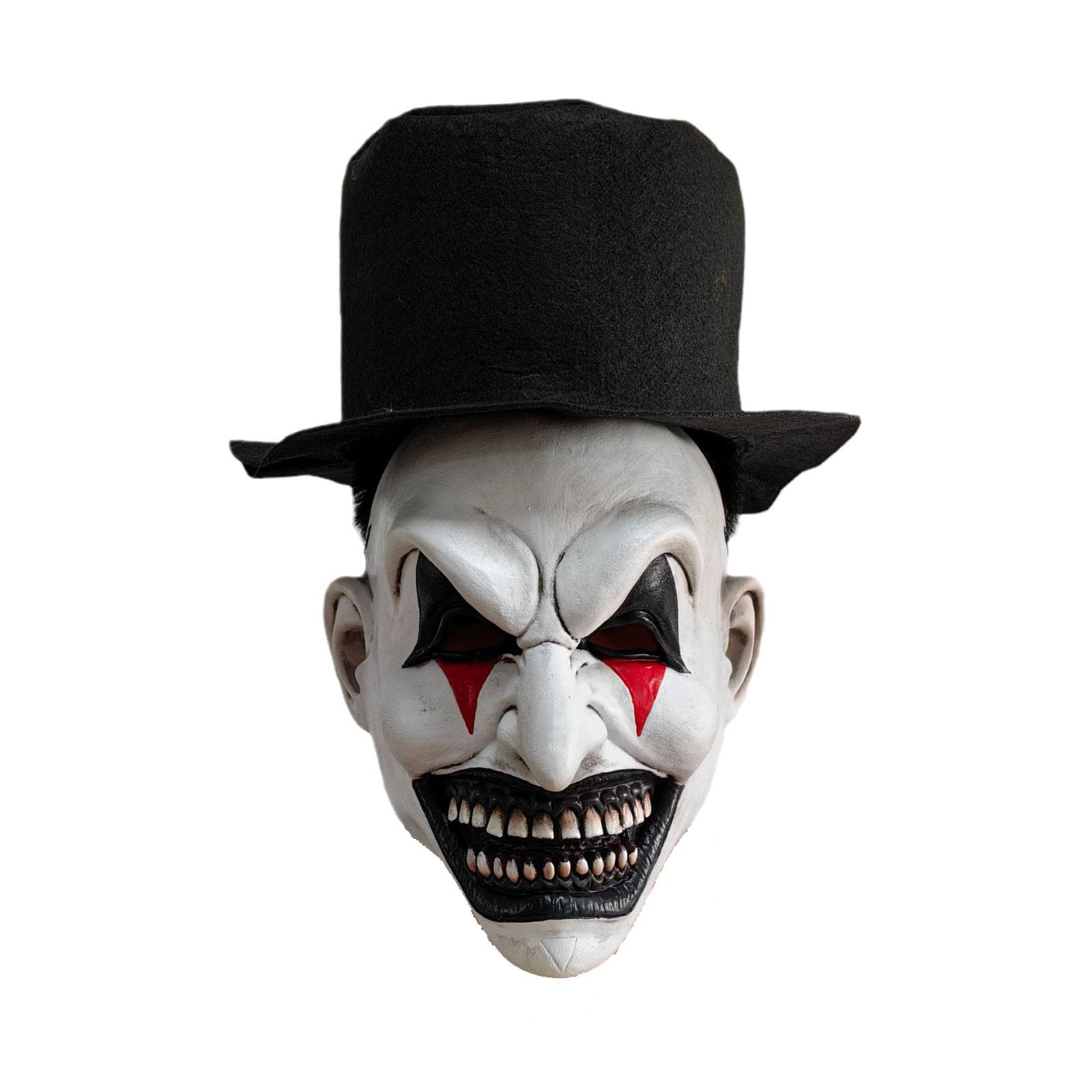 Máscara De Payaso Asesino De Halloween – Látex Realista Con Dientes Sangrientos – Talla Única Para Adultos – Ideal Para Fiestas De Terror Y Cosplay