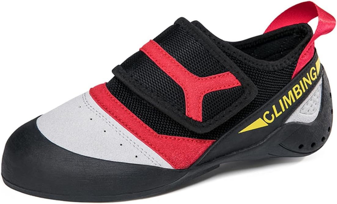 Women's Rock Climbing Shoes, Non Slip Ladies Kids Indoor Climbing Trainers Wall Bouldering Gym Sports Sneakers