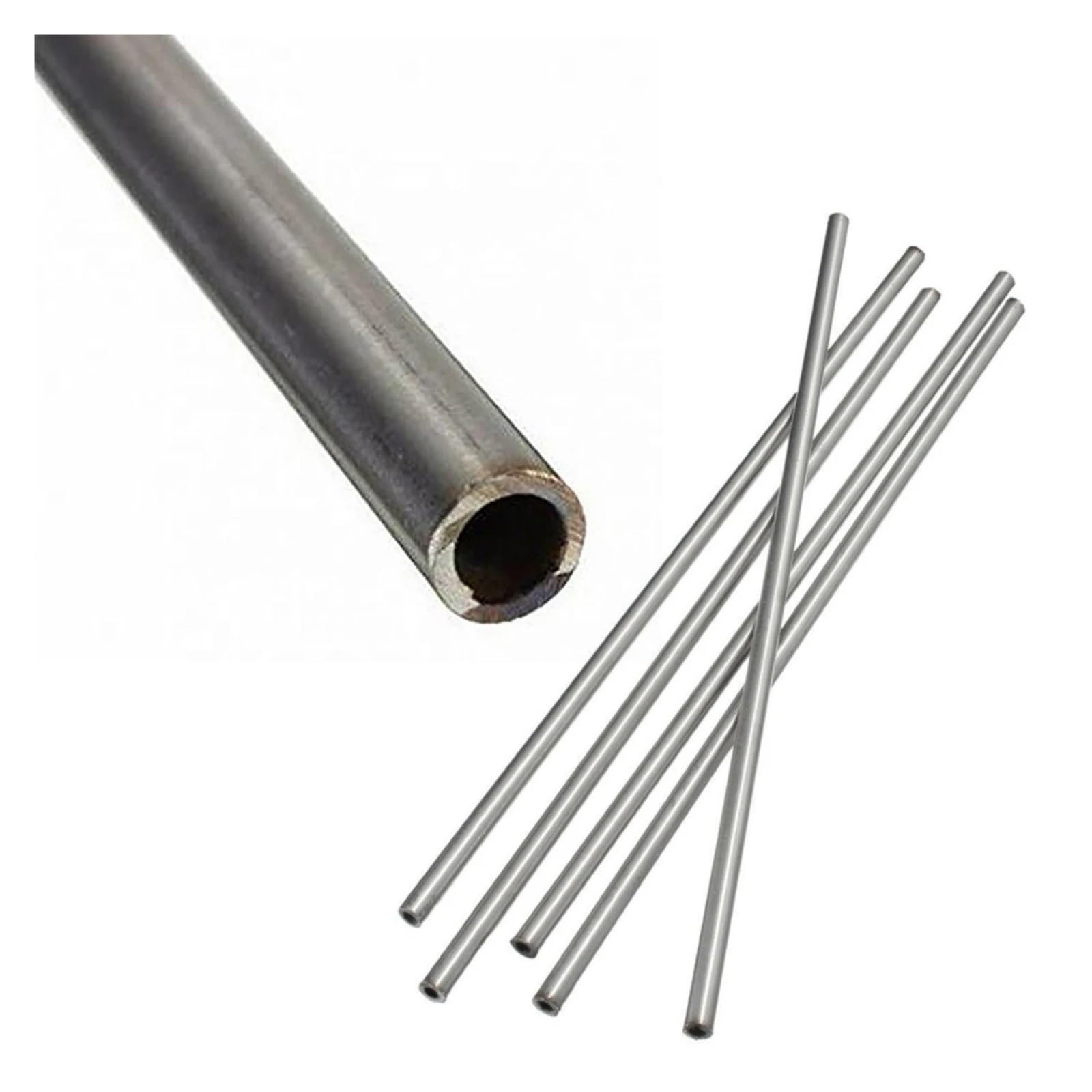 PALKSEUC 304 Stainless Steel Tube, 304 Stainless Steel Round Capillary Tube 6mm OD 4mm ID 250mm 1pc(1pc)