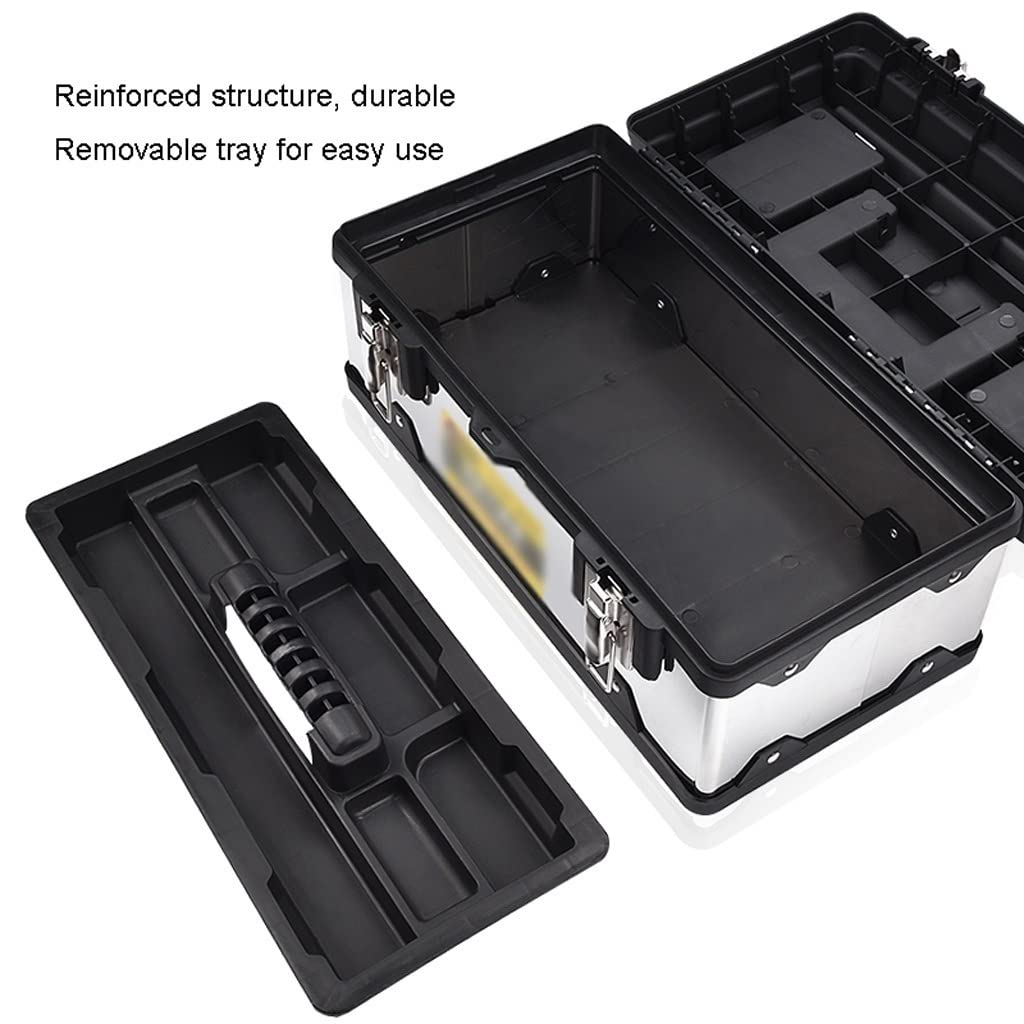 toolbox 工具箱 OF Toolbox Stainless Steel Tool Box Multifunctional Home Portable