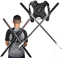 Vista 1 de Ace Martial Arts Supply dos espadas ninjas con vaina doble