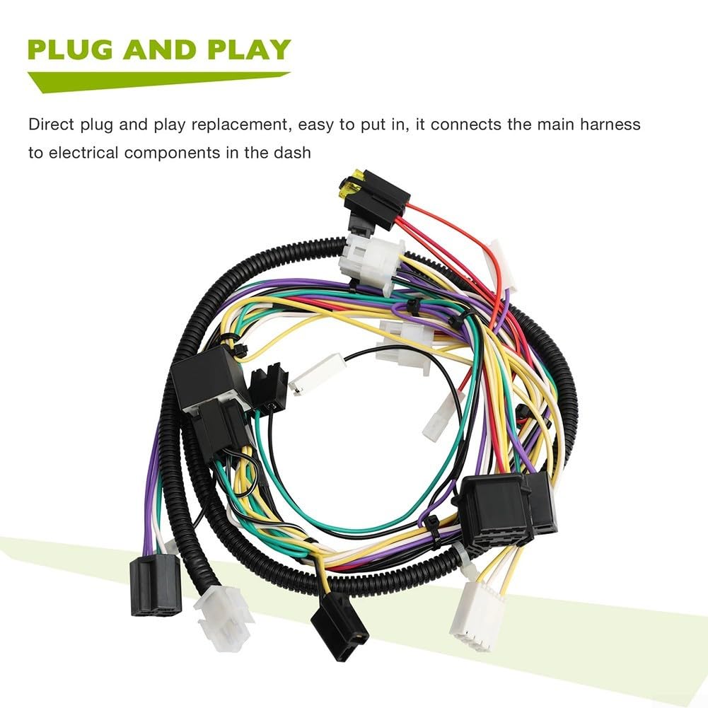 GY22441 Arnés de cables para tractor D140 D155 D160 D170 X165 100 Series - Alambre de cobre eléctrico de repuesto de instalación eléctrica reparación de cortacésped
