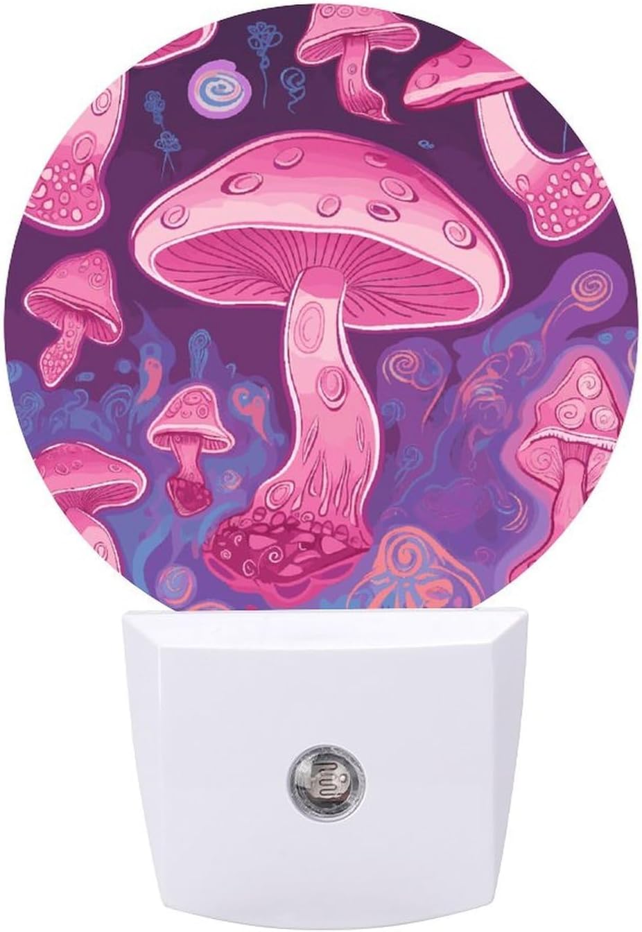 Pink Mushroom Plug-in LED Nightlight Wall Night Light