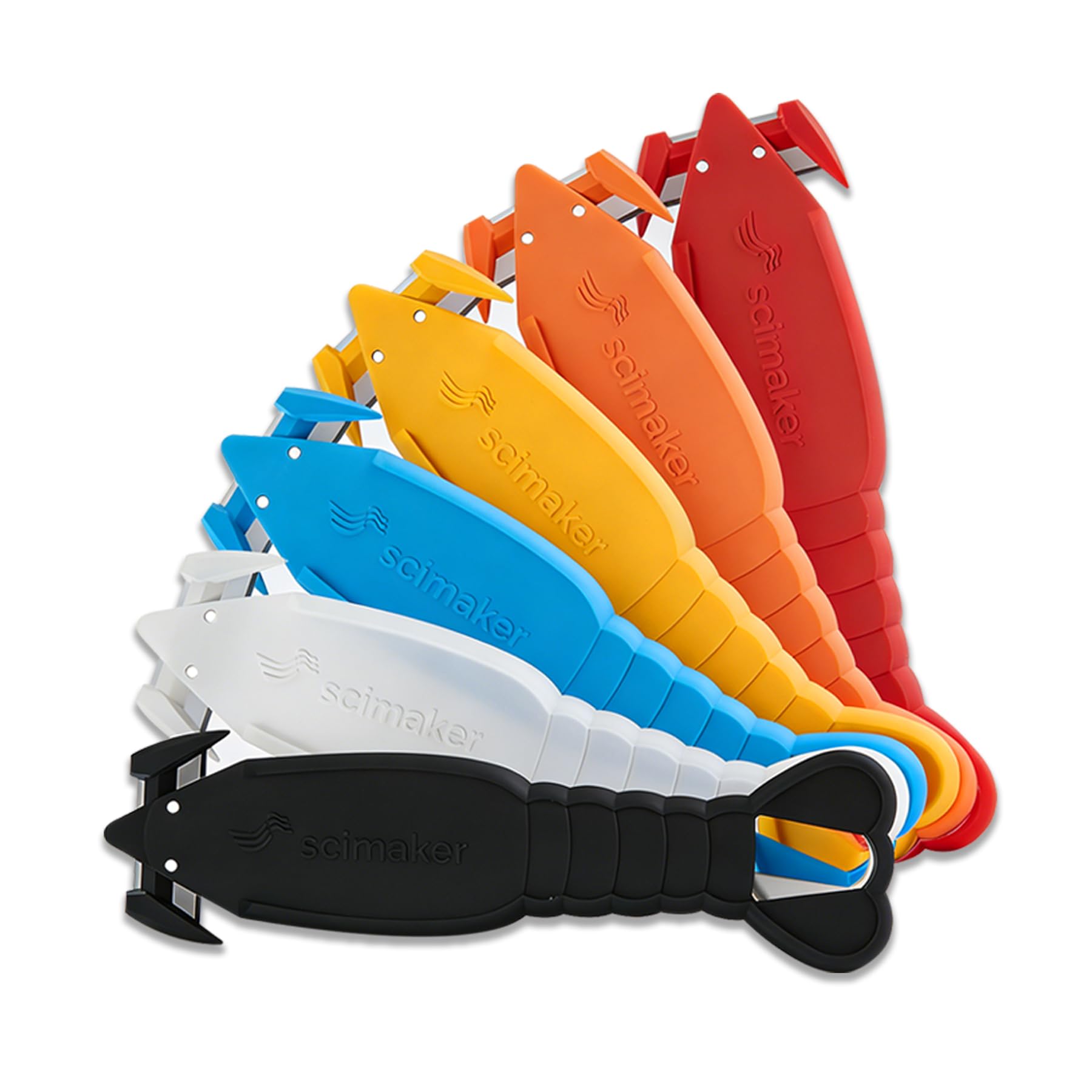 Safety Box Cutter Knife, Recessed SK-2 Blade, 6-Pack Assorted