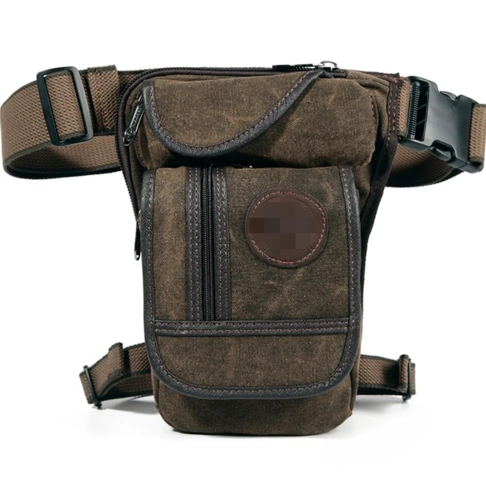 Sacoche De Jambe Moto Hommes Toite Taille Drop Jambe Sac Cuisse Hip Ceinture Bum Fanny Pack Pack Voyage Moto Messenger Sacs à bandoulière Sacoche Jambe Moto