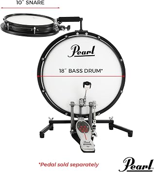 Compact Traveler 2pc Drum Kit with Bag