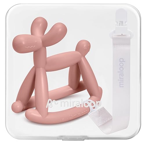 Miniatura 18 de Mordedor de Bebé Miraloop de Cristal en Gelatina – Juguete de Alivio de Dentición Jellydog para Bebés de 3-6 Meses, Mordedor de Mano de Silicona