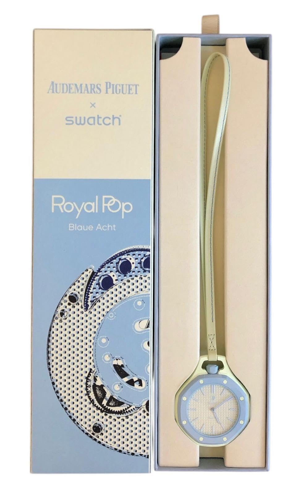 Swatch Audemars Piguet Bioceramic Royal Pop Blaue Acht Watch