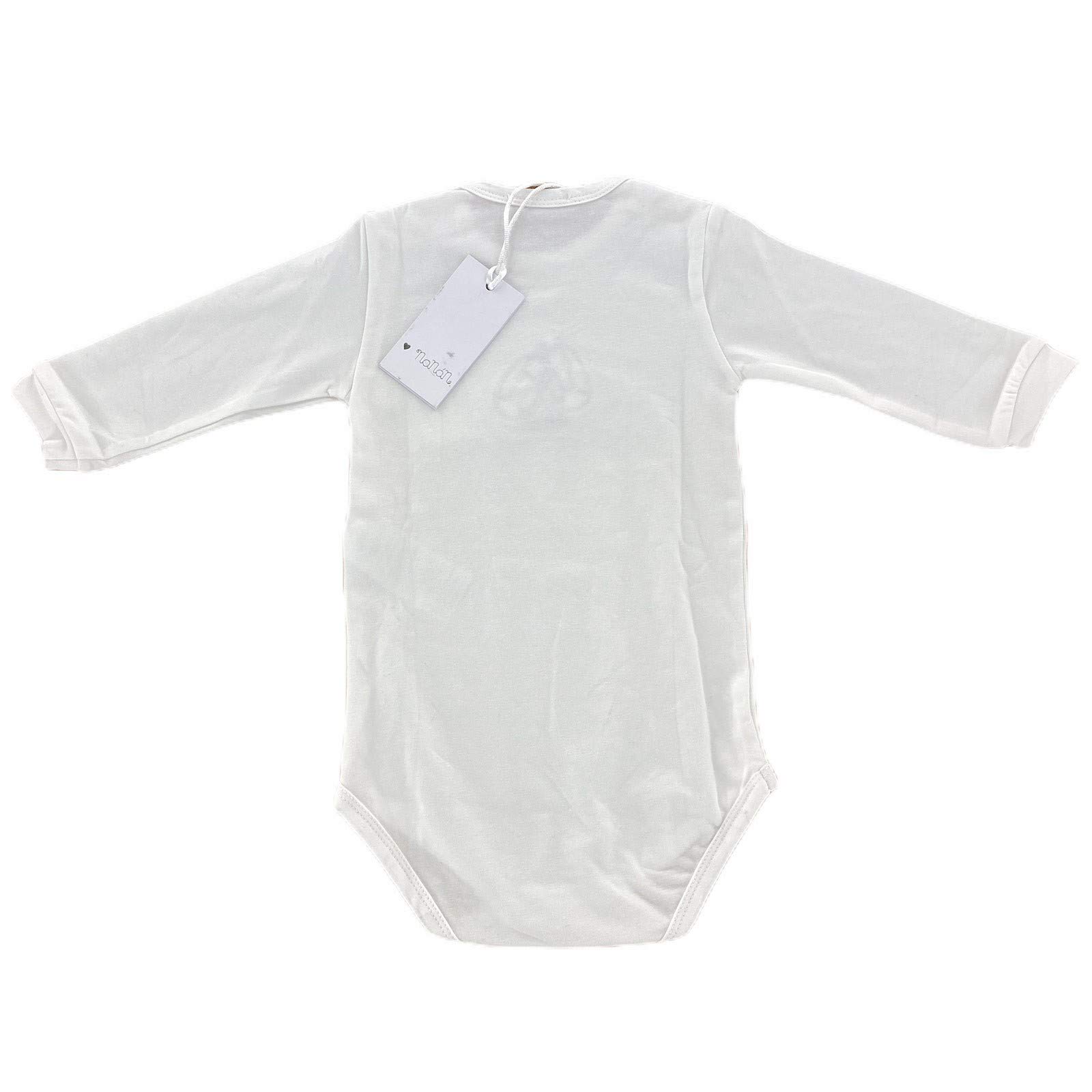 NANAN A54 body bimbo BOY cotton white/blue layette bodysuits kids