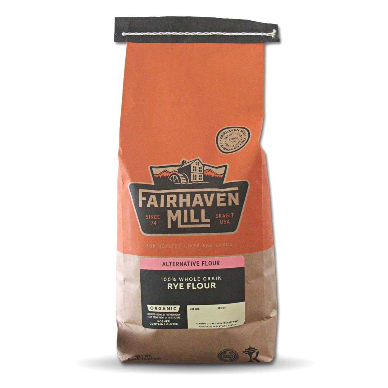 Fairhaven Mill Premium Rye Flour High Soluble Fiber