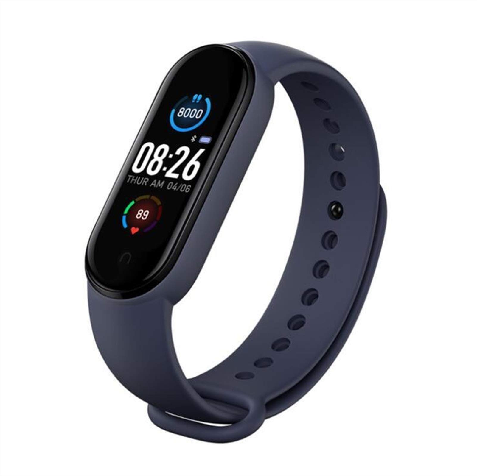 M5 الرياضة الذكية سوار ضغط الدم اللياقة البدنية smartband القلب رصد معدل الذكية الفرقة الاسوره الرجال النساء الذكية ساعة (Color : Blue)