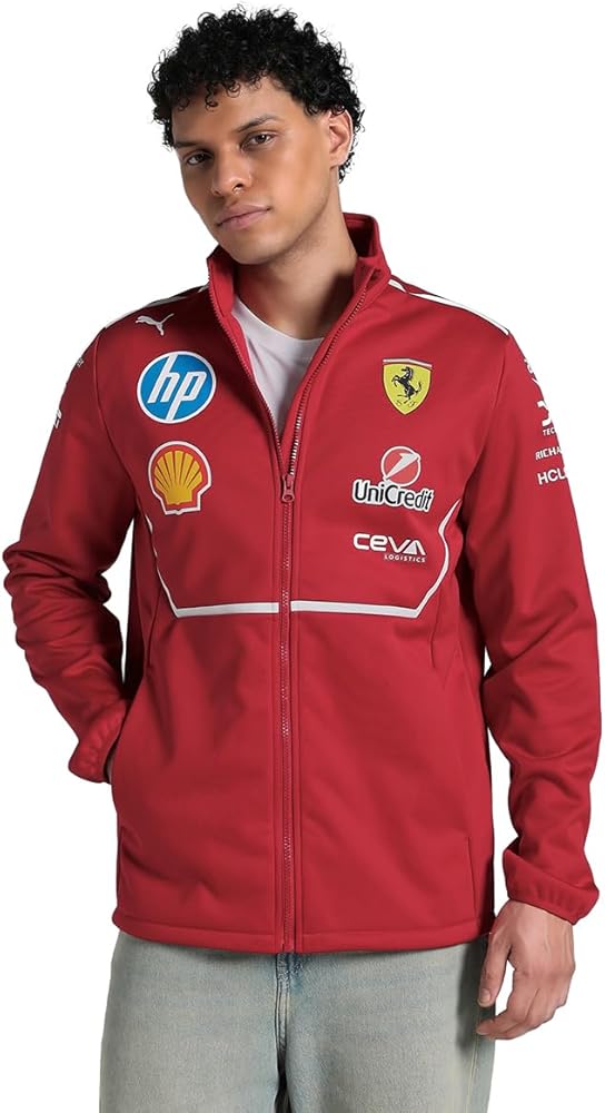 Amazon.com : PUMA Scuderia Ferrari F1 2025 Team Softshell Jacket