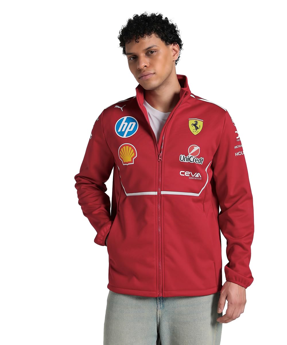 PUMA Scuderia Ferrari F1 2025 Team Softshell Jacket - Red - Size: X-Large