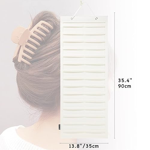 Miniatura 3 de Organizador de pinzas colgantes para el cabello, organizadores y almacenamiento para mujeres y niñas, soporte de pinzas para el cabello para pared,