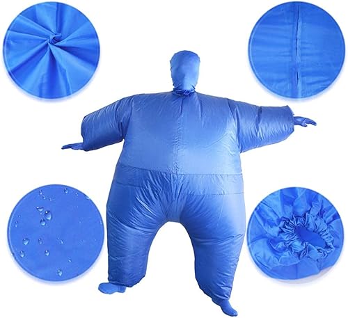Miniatura 6 de IRETG Adult's Inflatable Costume Full Body Jumpsuit Halloween Funny Blow Up Costumes