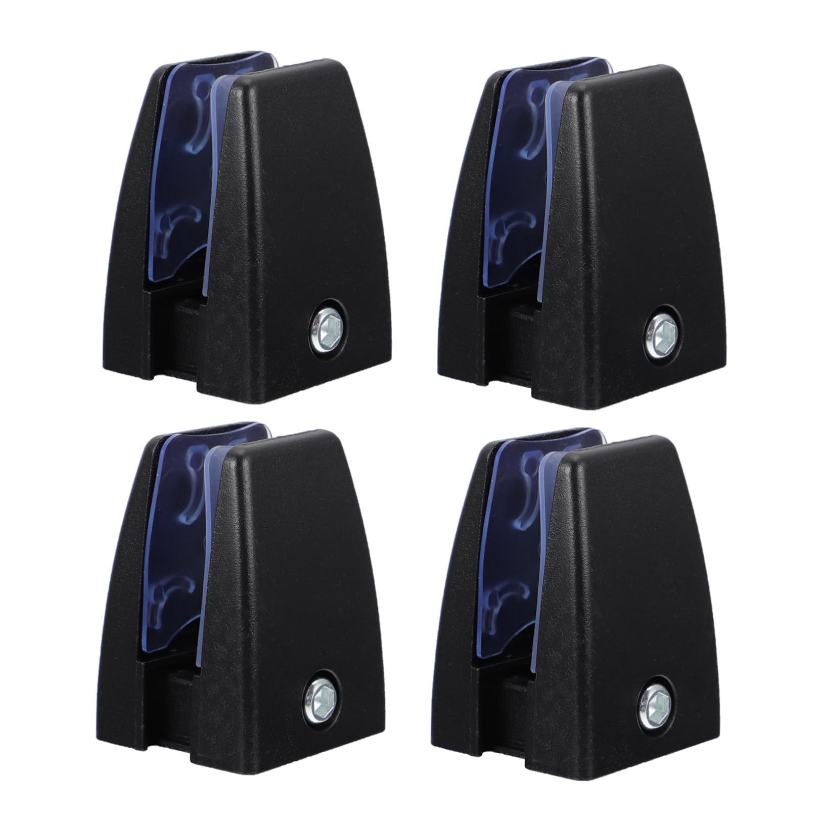 1 4pcs Fixed Fender Clip Desktop Stand Aluminium Alloy Baffle Clamp Glass Bracket Clamp Bling Accessories Privacy Panel Screen Clamps Office Aluminum Alloy Earth Tones