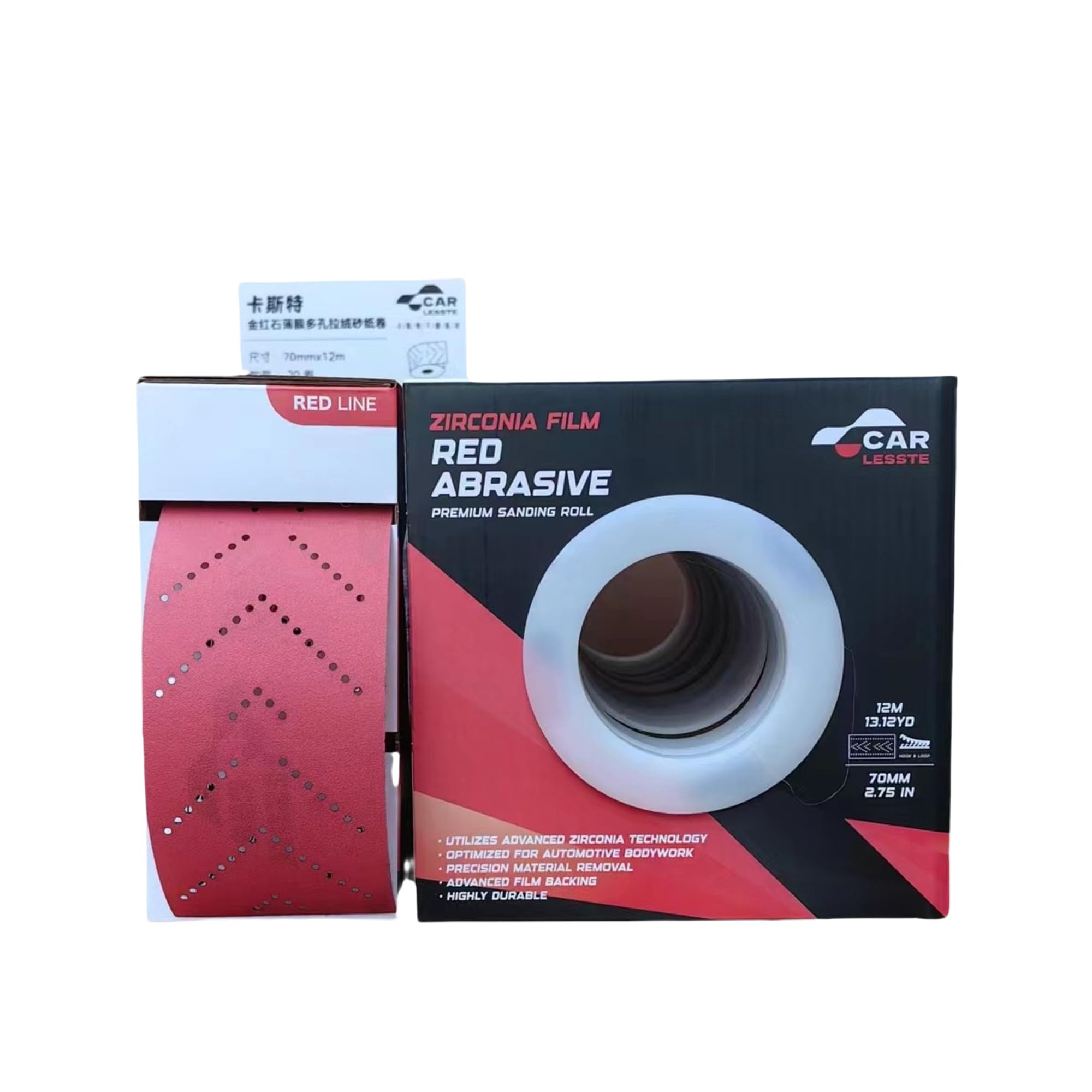 Rotolo di carta vetrata 3 in 1, 70 mm x 12 m, 70 x 125 mm, 70 x 198 mm, 70 x 400 mm, rotolo di fogli abrasivi viola per levigatrici a mano, lavorazione del legno, automotive, metallo, levigatura a