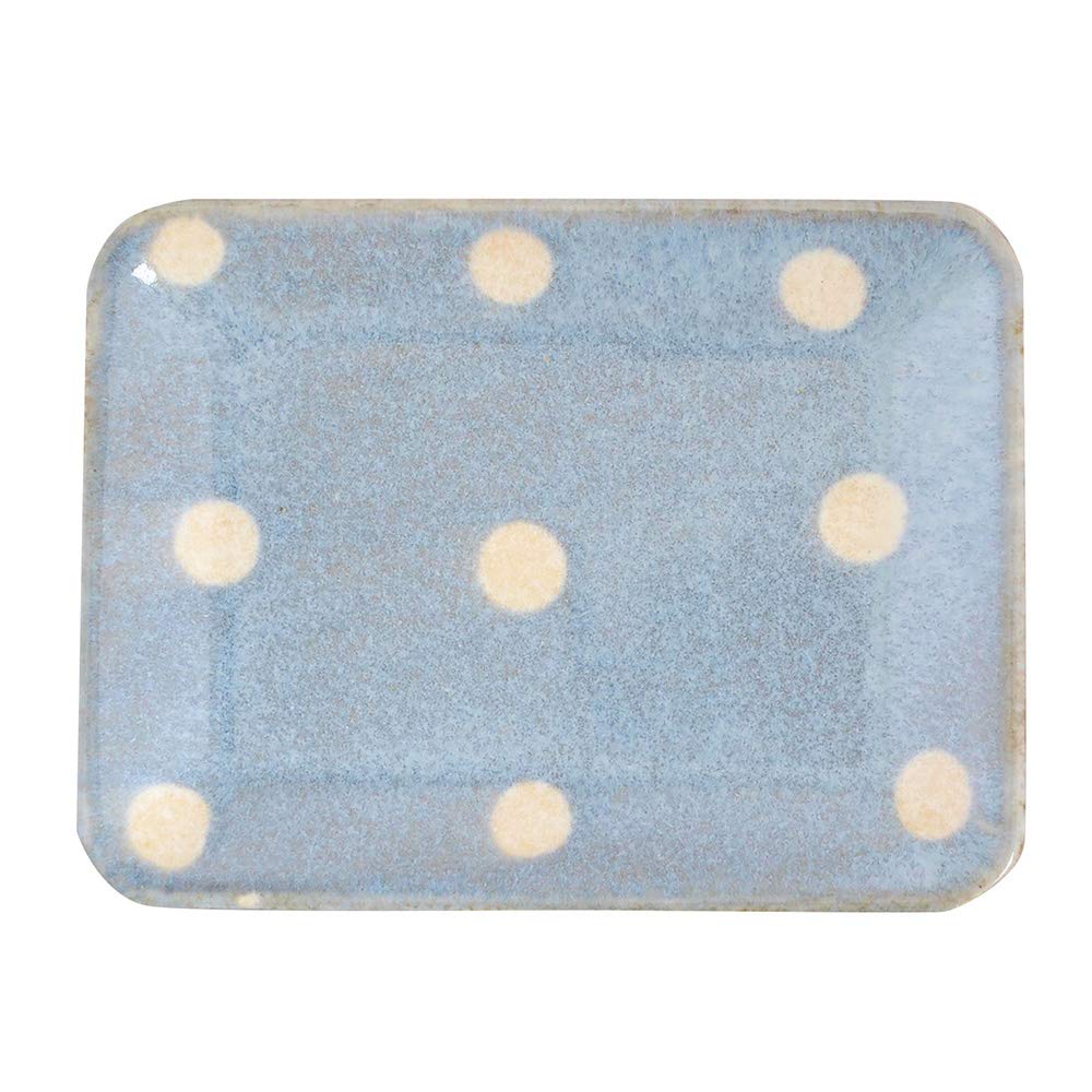 Mino Ware Light Blue Rectangular Plate